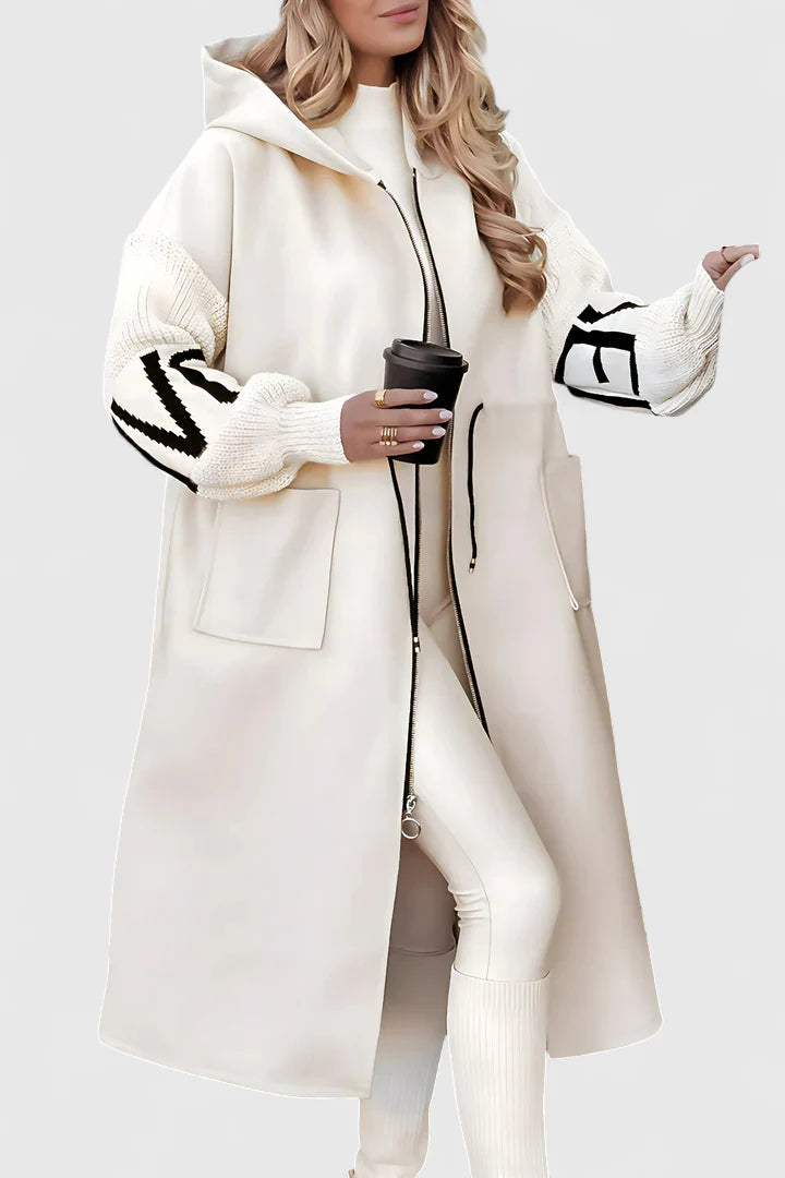 Vaye™ | Elegant Hooded Coat